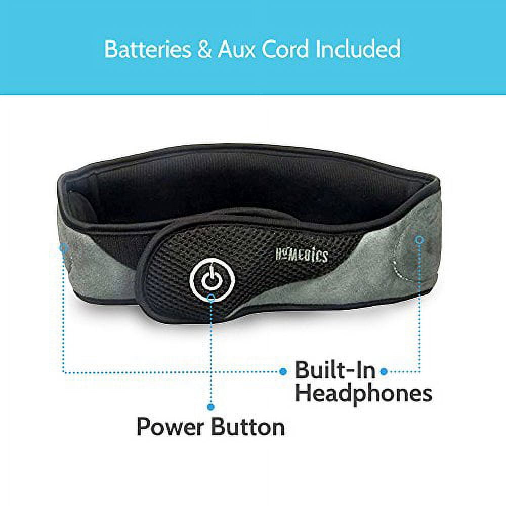 HoMedics Mobile Comfort Vibrating Travel Eye Mask Gray TA-MSKV100GY