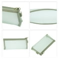 thumbnail image 3 of 1 Pc Women Convenient Travel Cosmetic Bag for Vacation Outdoor Activities Green Nylon Mesh, 3 of 4