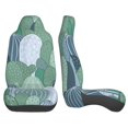 thumbnail image 4 of XMXT 2Pcs Car Seat Cover Decor Protector, Cactus Hand Painted Front Seat Covers for Cars SUVs, Universal Fit, 4 of 9