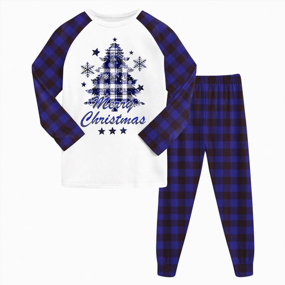 NOLDARES Toddler Pajamas Cotton Kids Pajamas for Boys Girls Long Sleeve Set 2 Piece Snug Fit Pjs Set 6-12 Months 12-24 Months 2t 3t 4t 5t 6t 7t 8t 9t Children,Blue,4-5 Y