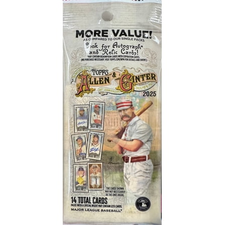 2025 Topps Allen & Ginter Baseball Fat Pack Cards