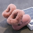 thumbnail image 6 of Pink Kids Snow Boots Featuring Fleece Lining And Short Style For Outdoor, And Fashion Wear, 6 of 9
