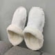 thumbnail image 5 of Shoes Warm Lining Crocs Clogs Liner Replacement, White Fur Insert Lining Shoe Inner For Crocs Clogs Banmo, 5 of 5