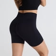 thumbnail image 5 of Mnuaqn Workout Gym Shorts Women, High Waisted Seamless Butt Lifting Scrunch Butt Sports Shorts (Black, XL), 5 of 5