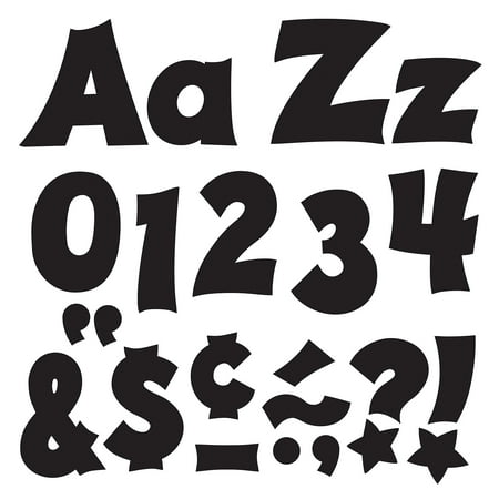 UPC: 0078628798029 | (Price/PK)Trend Enterprises T-79802 Black 4In Combo Pack Uppercase – Lowercase