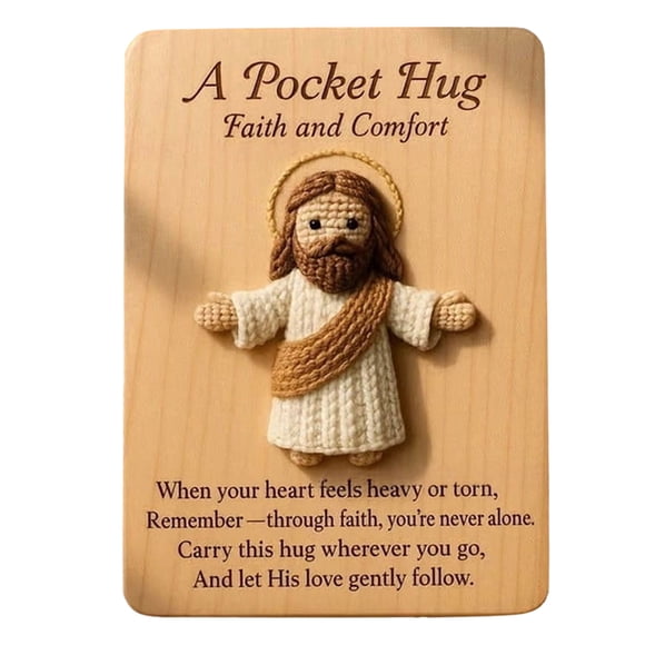 ERK 1Pcs Little Figures Based Crochet Inspirational Baptism First Graduation Bir