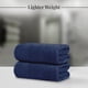 thumbnail image 4 of Juego de toallas Tens Towels, 8 piezas, 100% algodón, azul marino, 4 of 7