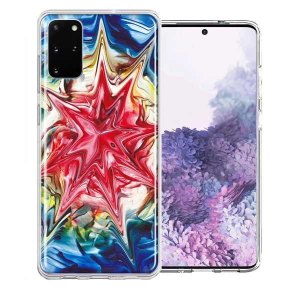 MUNDAZE For Samsung Galaxy S20 Tie Dye Abstract Design Double Layer Phone Case Cover