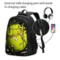 thumbnail image 2 of Easygdp Ball Mochila para Laptop de Viaje con Puerto USB, Mochila para Laptop con Puerto de Carga USB para Mujeres y Hombres, 2 of 7