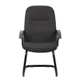 thumbnail image 6 of Kingfisher Lane 41''x25.5''x26'' Fabric Guest Chair in Black, 6 of 9