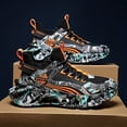 thumbnail image 5 of Perfect-Men's Lace-up Graffiti Trendy Blade Type Sneakers - Breathable - Running Shoes  And Shock-absorbing, 5 of 9