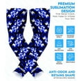 thumbnail image 4 of Exxact Sports Compression Arm Sleeves for Men & Women, 1 Pair Performance Sleeves for Baseball, Football, Youth & Adult Sizes - (Blue Camo, AXL), 4 of 7