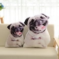 thumbnail image 6 of 3D Cute Bend Dog Printed Throw Pillow Lifelike Animal Funny Dog Head Cosplay Children Favorite Toy Cushion for Home, 6 of 10