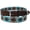 Brown Leather, variant on Medium 17''- 21'' Leather Argentine Polo Embroidered Dog Collar D Ring 60FH03BR