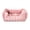 Pink, variant on Vibrant Life Small Bubble Faux Fur Orthopedic Cuddler Pet Bed, Black and White, 22" x 15"