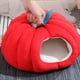 thumbnail image 3 of Cama para gatos con base antideslizante, totalmente cerrada, cálida, tipo iglú L, 3 of 9