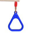 thumbnail image 2 of Children Trapeze Swing Bar with Rings Wooden Playset with Plastic Rings Gym Rings for Kids, 2 of 8