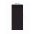 thumbnail image 3 of 26"*68", Blackout Door Curtain, French Door Curtain Thermal Insulated Blackout Window Curtain, for French Doors/Kitchen/Window, 1 Panel,  Black, 3 of 7