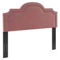 thumbnail image 2 of Modway Belinda Performance Velvet Twin Headboard in Dusty Rose, 2 of 9