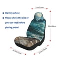 thumbnail image 5 of Pofeuu Blue Ocean Waves Print Automotive Car Seat Covers Flat Cloth Full Set Seat Covers,Car Seat Covers front seats for Cars Trucks and SUVs-1, 5 of 9