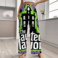 thumbnail image 2 of Haunted Mansion Ghosts Glow Pajamas Leisure Trousers Soft Warm Sleepwear Bottoms Loose Retro Nightwear, 2 of 6