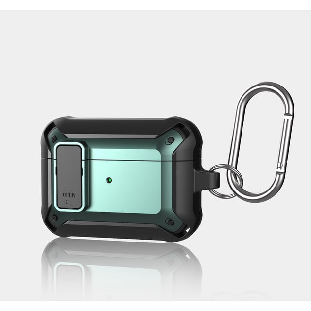 Funda protectora brillar para AirPods 1/2 Military Armor Series con candado