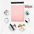 thumbnail image 1 of 100PCS Poly Mailers Sobres autosellantes Bolsas de envío Bolsas impermeables para embalaje, envío Bolsas de mensajería Bolsas de entrega 38x28cm Soledad Sobres de polietileno, 1 of 10