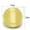 thumbnail image 2 of IP Gold(Ion Plating) Brass Ring with No Stone for Women Style GL286, 2 of 3