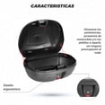 thumbnail image 4 of Caja porta equipaje para moto Kinlley 43L Plata con LED, 4 of 9