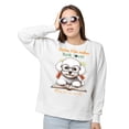 thumbnail image 2 of Bichon Frise Mother Book Lover Living That Dog Mom Life Happy Mother's Day Sweatshirt Unisex Merch Bichons Dog Lovers Gifts Idea - 03004, 2 of 6