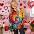 thumbnail image 3 of Sudadera con capucha para niñas y niños, sudadera de manga larga con cuello redondo y estampado de moda, jersey con bolsillo, 3 of 8