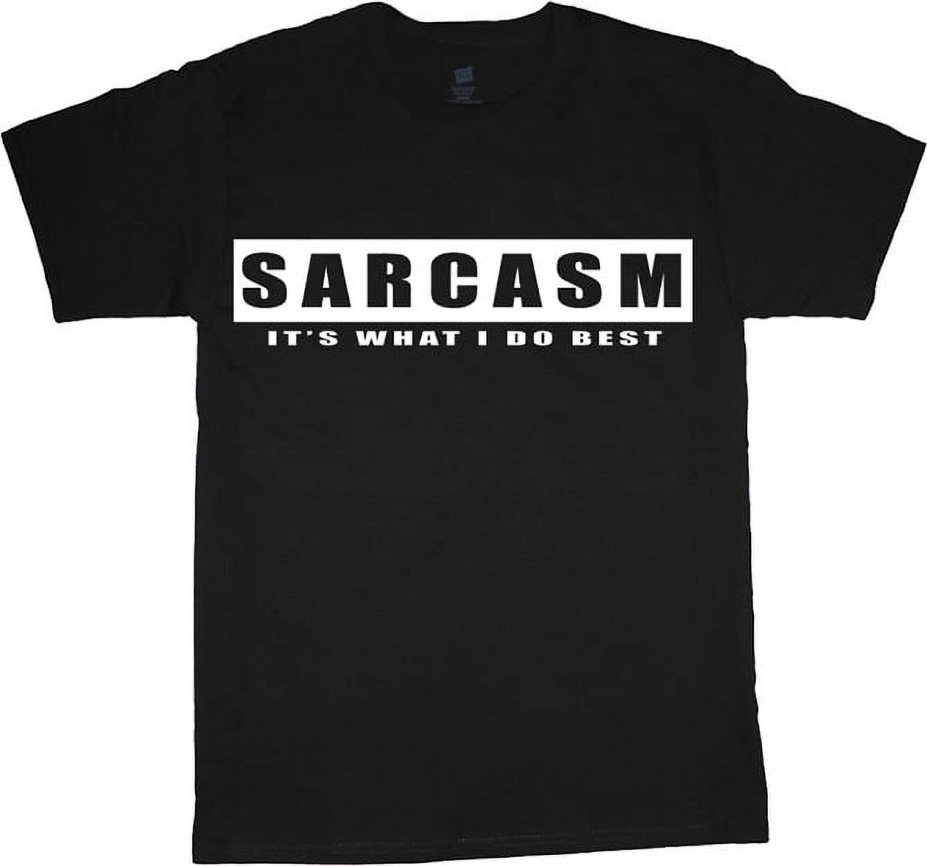 Mens Big and Tall Clothing Graphic Tees Sarcasm T-shirt