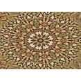 thumbnail image 1 of Ahgly Company Machine Washable Indoor Rectangle Transitional Yellow Orange Area Rugs, 8' x 12', 1 of 7