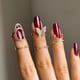 thumbnail image 3 of 3 uds anillo para uñas para mujer, diamantes de imitación, anillos para la punta del dedo, joyería para uñas, decoración de uñas de Metal dorado, protección de uñas, 3 of 3