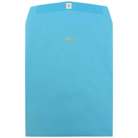 UPC: 0799418493497 | JAM 10 x 13 Clasp Envelopes Blue 10 Per Pack