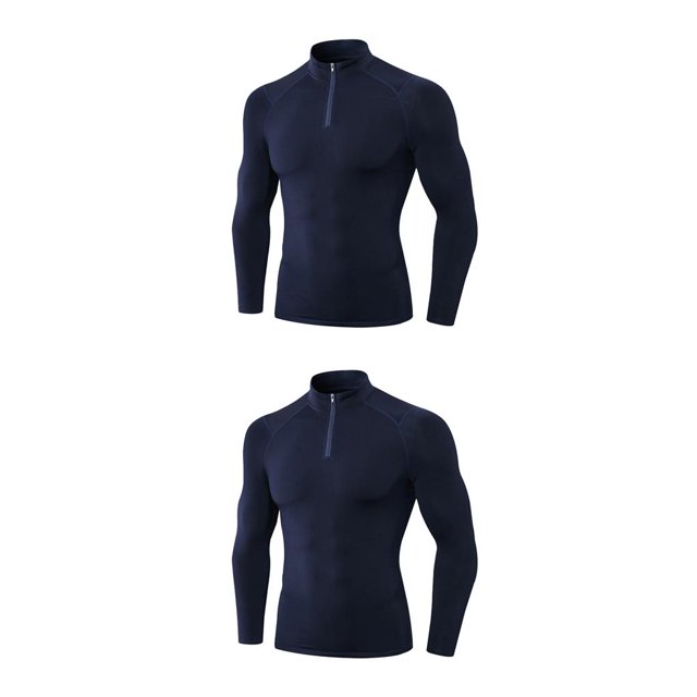 Sonducket Ropa interior térmica para hombre, Otoño Invierno, camisetas deportivas de alta elasticidad para hombre, jersey de manga larga con Type2 NO2