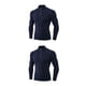 thumbnail image 4 of Qarigey Ropa interior térmica para hombre, camisetas de otoño de alta elasticidad para hombre, jersey de manga con cuello y cremallera para Type2 NO2, 4 of 6