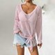 thumbnail image 1 of Neewe Women Summer Knit Vest Cap Sleeve Crochet Tops Hollow Out Cover Up Tank Top Pullover Beach Vacation Clothes, 1 of 8