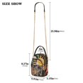 thumbnail image 2 of FORMRS Crossbody Bag for Women Quilted Travel Shoulder Cell Phone Purse with Chain Strap Handbag, Skeleton with Sun, 2 of 7