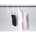 thumbnail image 6 of Unique Bargains Extra Large Plastic Adjustable Shoulder Clothes Hangers 10 Pcs White, 6 of 6