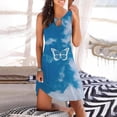 thumbnail image 1 of mtvxesu Robes pour Femmes, Robe Débardeur d'Été Décontractée Ample à Imprimé Floral pour Femme, Robe de Plage Ajourée Sans Manches, Robes Décontractées, 1 of 5