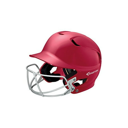 - New Easton Z5 Batting Helmet Baseball Junior Red/Silver Facemask 6 3/8