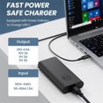 thumbnail image 3 of Cargador de Computadora Portátil USB C de 90 W para XPS 15 17Latitude 3000 7000Series Precision 5470 3570 Cable de Alimentación Adaptador de CA Tipo C (EE. UU.), 3 of 5
