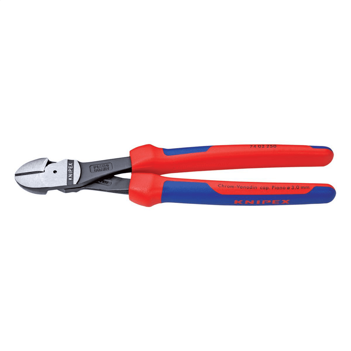 Knipex 7402250 10" High Leverage Diagonal Cutters With Comfort Grip