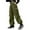 Army Green, variant on Cargo Pants For Girls Casual High Waisted Drawstring Loose Fit Pockets Kid Cargo Sweatpants Streetwear Classic Girls Pants Hot Pink 11-12 Years