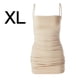 thumbnail image 1 of Vestido de verano sin mangas con cuello barco para mujer, vestido ajustado para club nocturno, caqui, xL Eigraketly AP1098-08B, 1 of 7