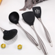 thumbnail image 4 of Juego de utensilios de cocina reutilizables, juego de utensilios de cocina de vidrio antiadherente, utensilios de cocina esenciales para el hogar, 4 of 6