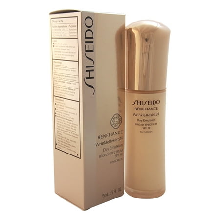 Benefiance Wrinkleresist24 Day Emulsion Spf 18 By Shiseido For Unisex, 2.5