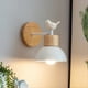 thumbnail image 2 of Lámpara de Pared Nórdica de Madera, Accesorio de Iluminación para Sala de Estar, Dormitorio, Estudio, Habitación Infantil, Pasillo, Mesita de Noche, Decoración del Hogar A, 2 of 5