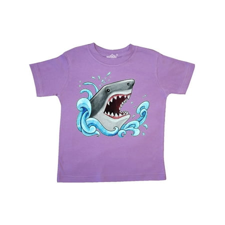 

Inktastic Great White Shark in waves Gift Toddler Boy or Toddler Girl T-Shirt